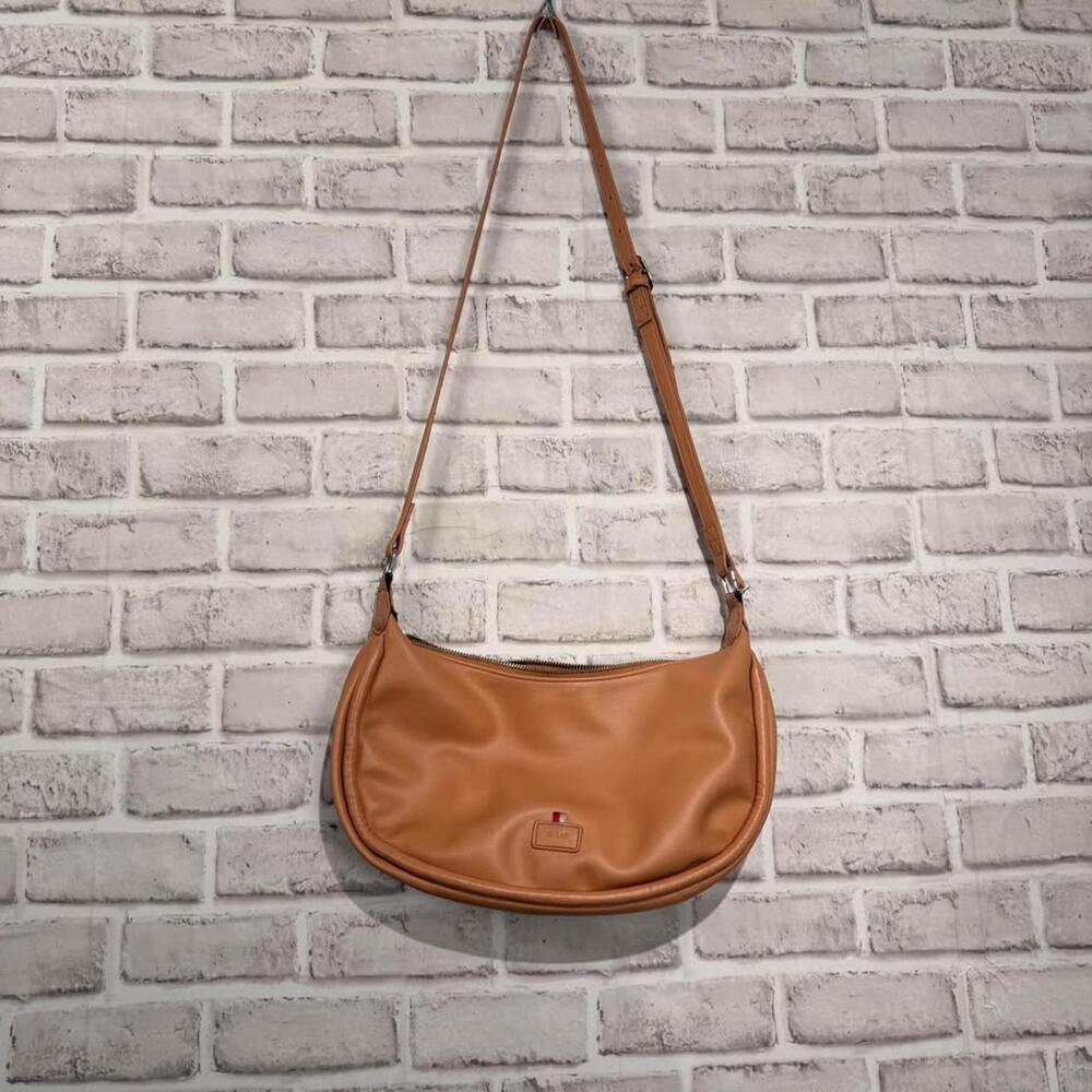 Co-Lab Crossbody Purse‎ Vegan Leather Camel